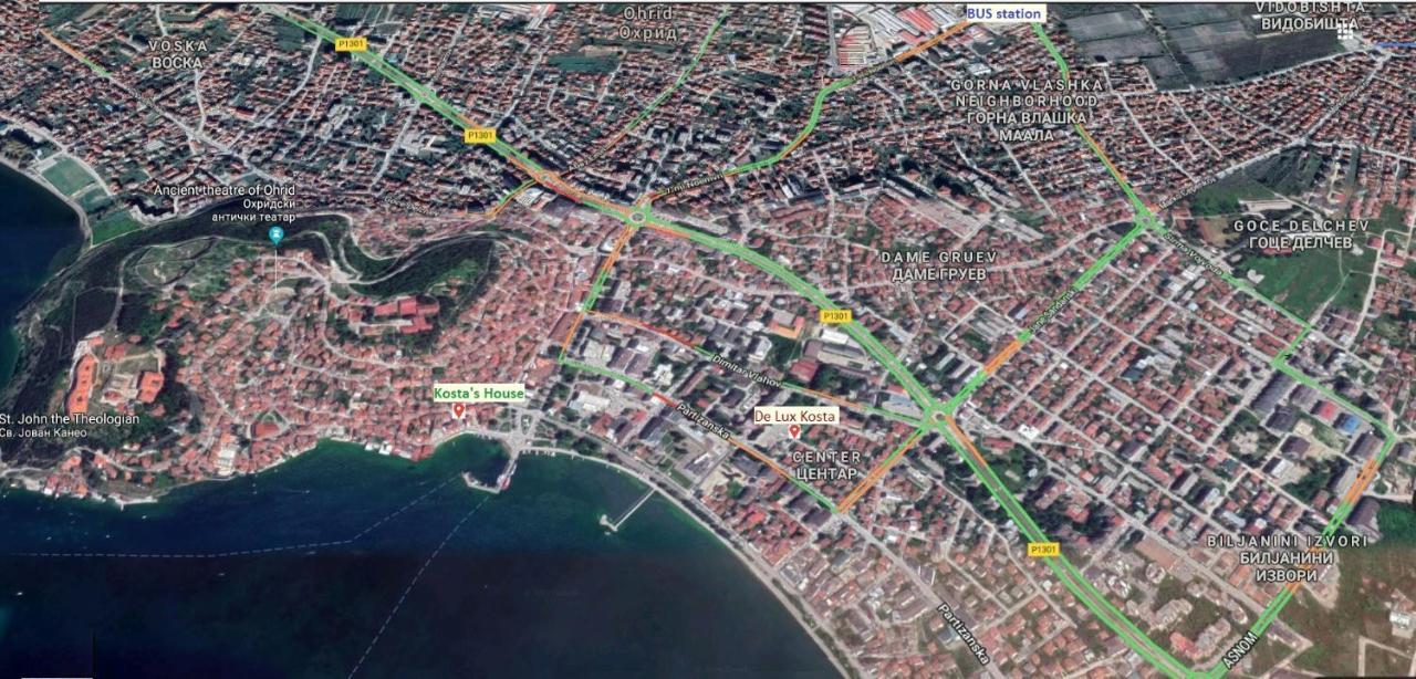 Vila Kosta City Center Port Ohrid Exteriör bild